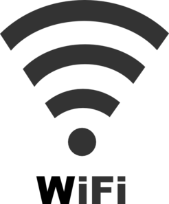 Wifi Icon With Text Clip Art