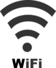 Wifi Icon With Text Clip Art