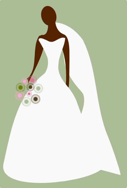 free wedding dress clipart - photo #49