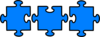 Jigsaw Puzzle Blue Clip Art
