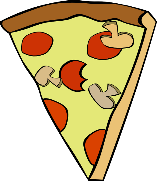 clipart of pizza slices - photo #7