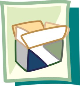 Square Package Clip Art