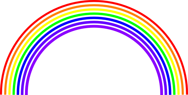 Rainbow Background Clip Art at Clker.com - vector clip art online