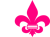 Pink Fleur De Lis Clip Art