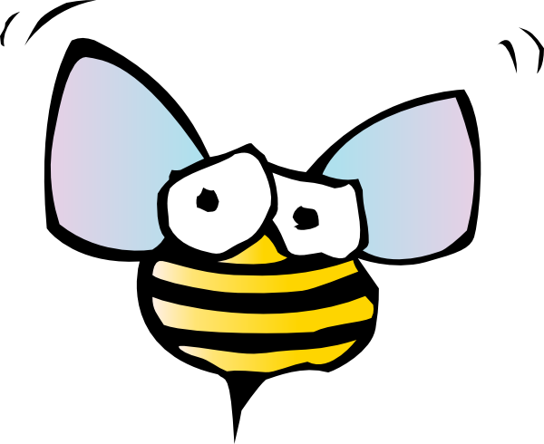 free cartoon bumble bee clip art - photo #36