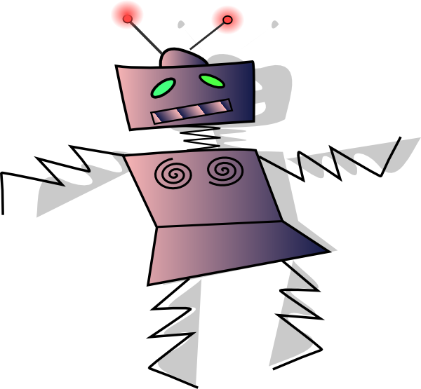 animated clipart robot - photo #25