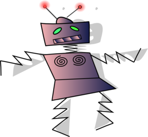Dancing Robot Clip Art