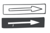 Aligned Arrow Clip Art
