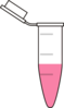 Eppendorf Pink 750 With Transparent Tube Clip Art