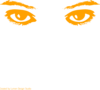 Orange Eyes Clip Art