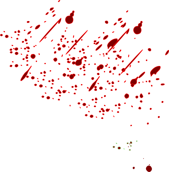 blood splatter clipart free - photo #6