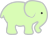 Green Ellie Clip Art