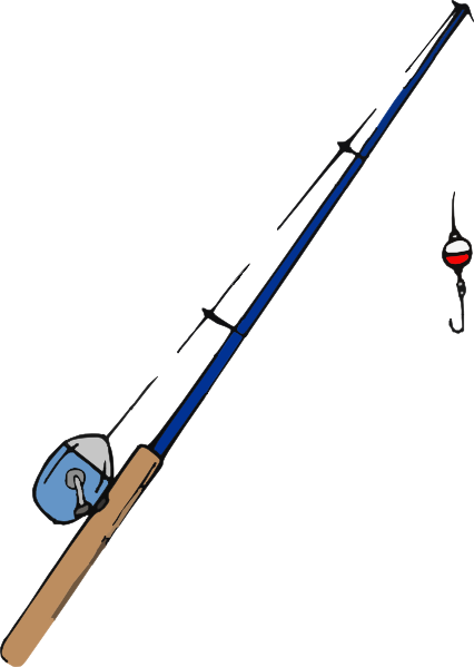 fish pole clipart - photo #3