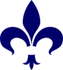 Navy Fleur De Lis Clip Art