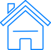 Blue House Clip Art