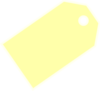 Price Tag Light Yellow Clip Art