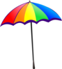 Rainbow Umbrella Clip Art