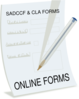 Online Form Clip Art