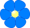 Blue Flower Clip Art