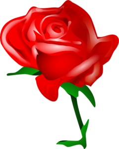 Red Rose Clip Art