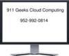 911 Geeks Cloud Computing Clip Art