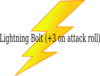 Lightning Game Piece Clip Art