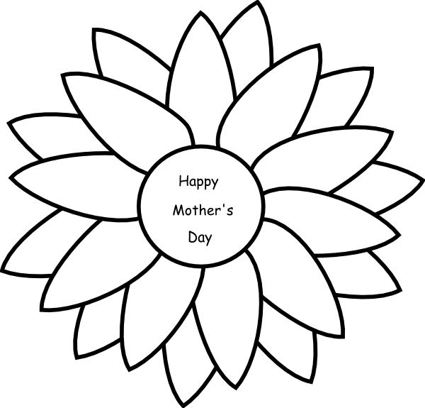 mother clipart black and white - photo #37