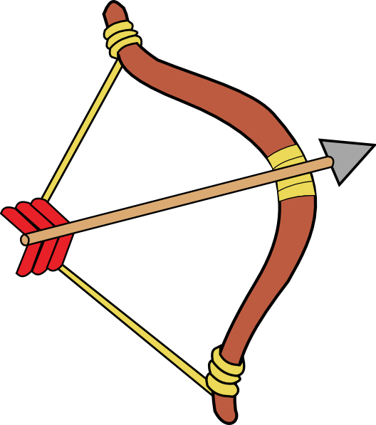 free clip art bow and arrows - photo #1