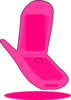 Pink Cell Phone Clip Art