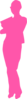 Pink Biz Lady  Clip Art