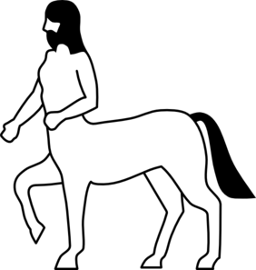 Heraldic Centaur Clip Art