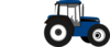 Tractor Blue Clip Art