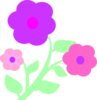 Pastel Flowers Clip Art