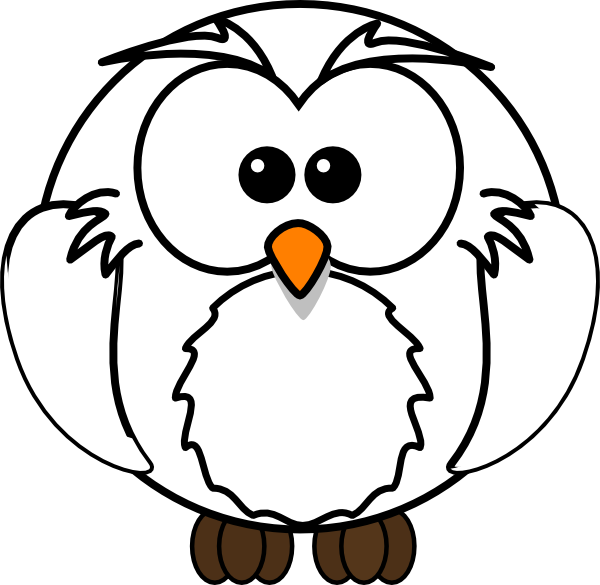white clip art owl - photo #8