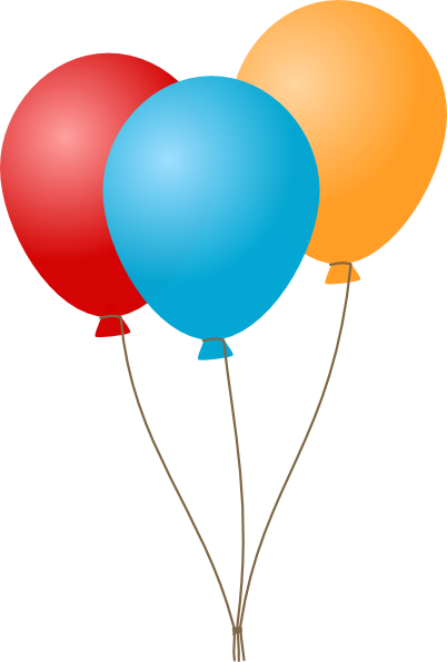 clipart birthday balloons. Birthday Ballons clip art