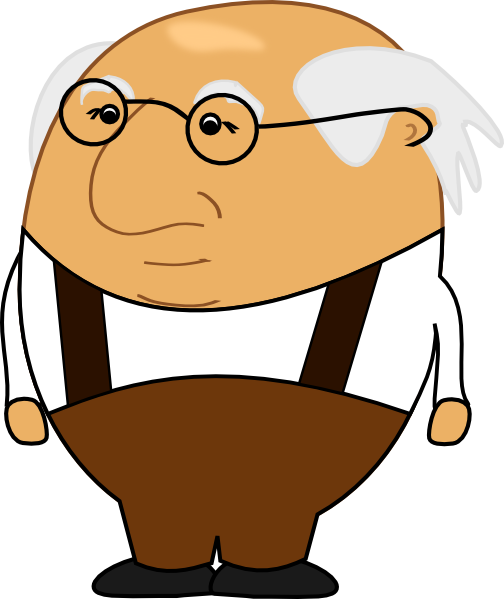 old man clipart - photo #1