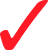 My Red Check Mark - Png Clip Art