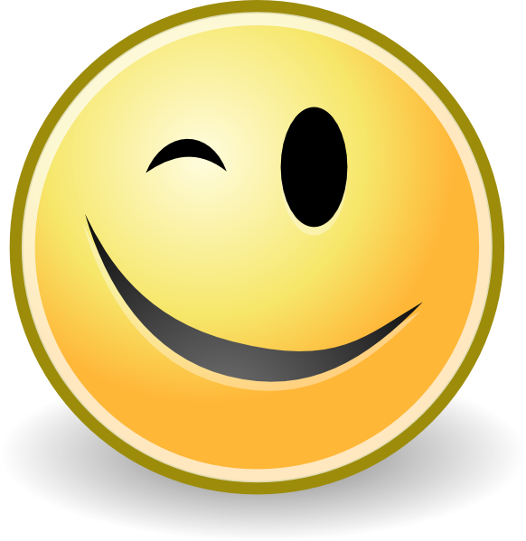 smiley wink clip art - photo #6