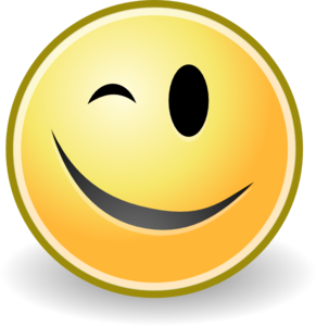 Smiley Face Clip on Tango Face Wink Clip Art   Vector Clip Art Online  Royalty Free