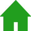 Green House Icon Clip Art