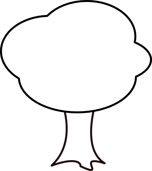 Black And White Tree Clip Art at Clker.com - vector clip art online