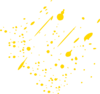 Gold Splitter Splatter Clip Art