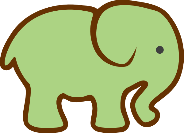 elephant border clip art free - photo #29