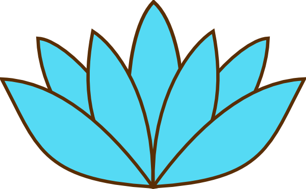 blue lotus drawing