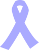 Periwinkle Cancer Ribbon Clip Art
