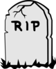 Rip Tombstone Clip Art