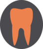 Orange Tooth Final Clip Art