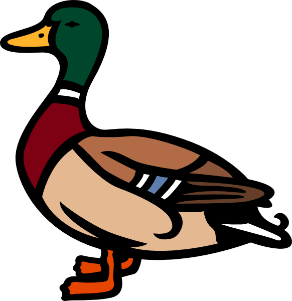 clipart flying duck - photo #45