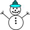 Snow Man Clip Art