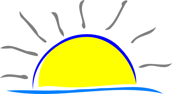 free beach sunset clipart - photo #16